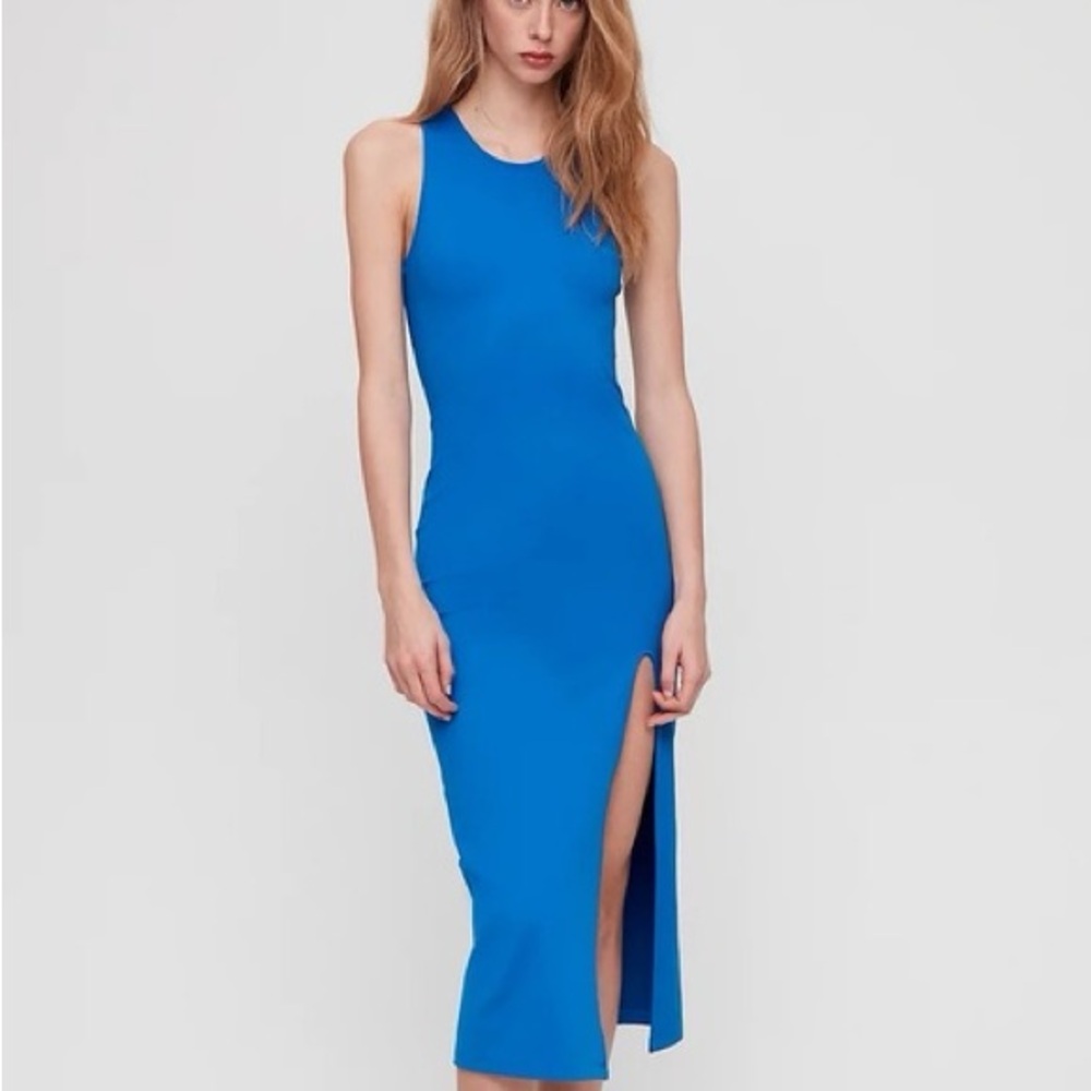 The Group Babaton Bodycon Racerback Dress (Black)